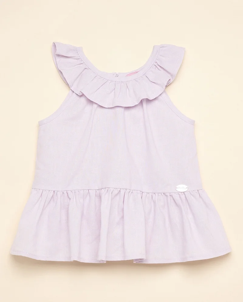 R&B Solid Top and Pant Set