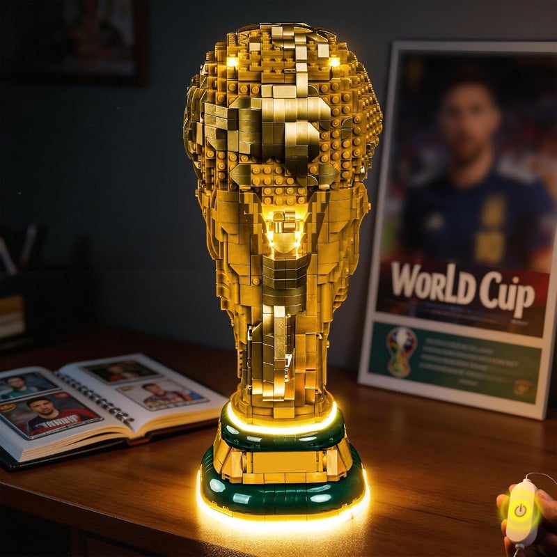 BrickBling LED Light for LEGO FIFA World Cup Trophy - Classic Version - Image 1