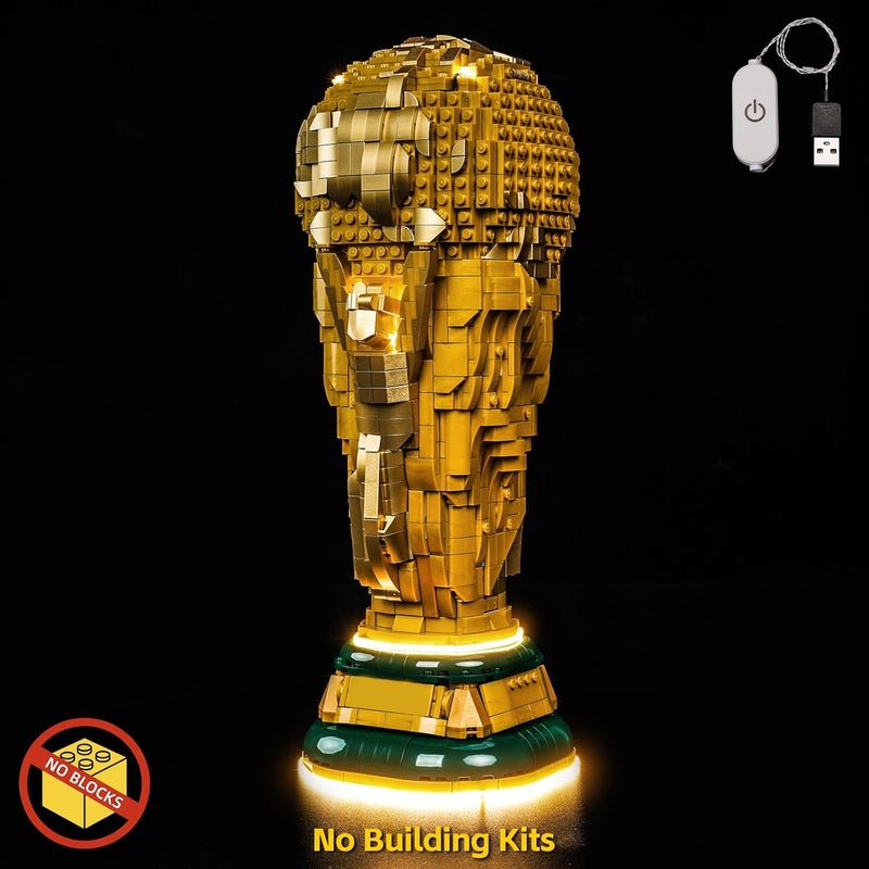 BrickBling LED Light for LEGO FIFA World Cup Trophy - Classic Version - Image 5