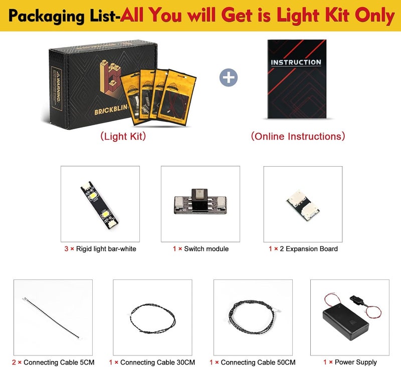 BrickBling LED Light for LEGO FIFA World Cup Trophy - Classic Version - Image 3