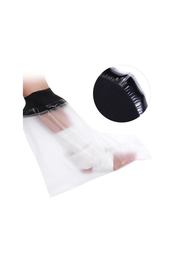 WYBOT - Adult Foot Shower Protector Leg Cast Cover TPU Waterproof Shower Bandage for Bath Watertight Protection to Broken Foot Reusable - Image 1