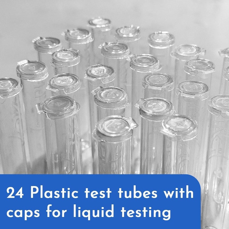 API Replacement Test Tubes with Caps for Aquarium Test Kits - 24 Count - Image 2
