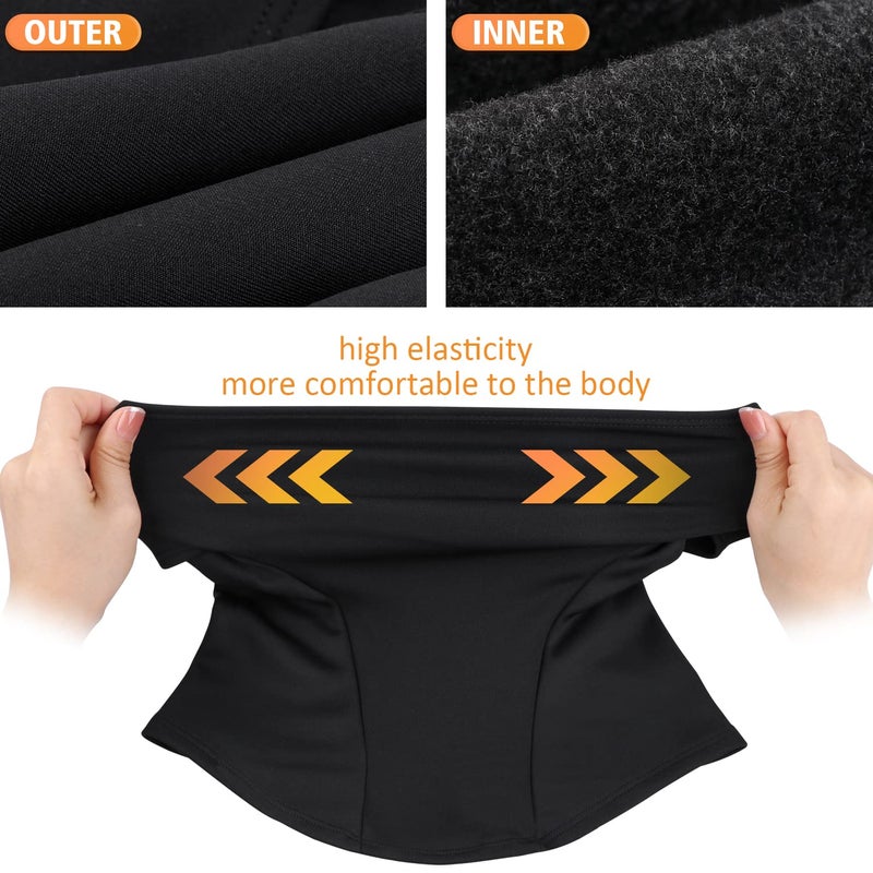 KGC Winter Balaclava Men Women Windproof Ski Mask Thermal Cold Weather Winter Face Mask for Skiing Cycling Helmet, black, One Size - Image 3