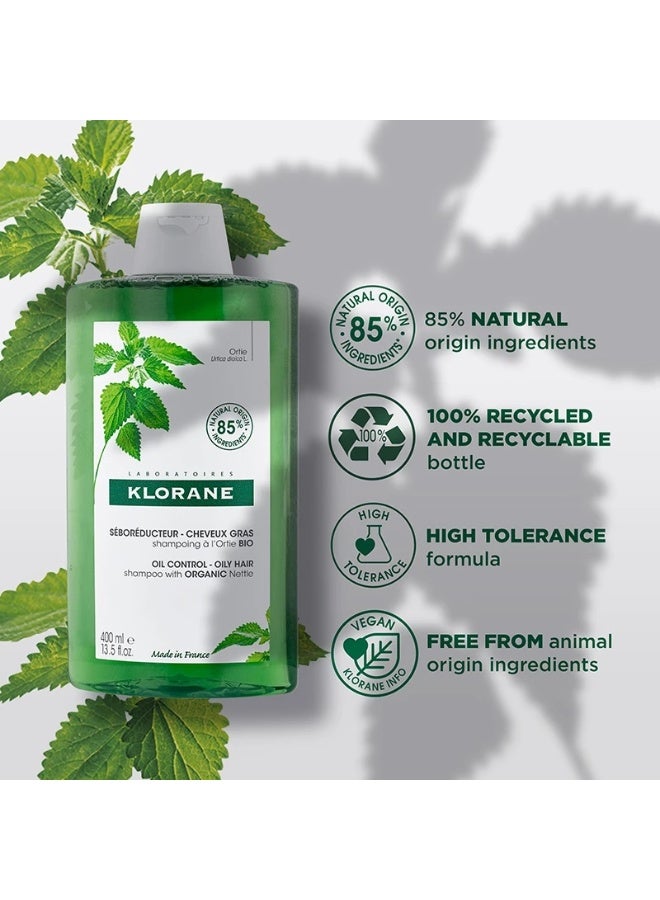 Klorane Nettle Shampoo Oil Control (400ml) - Image 3