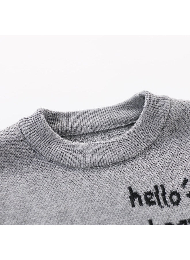 Boys' Baby Autumn Comfortable Pure Cotton Vest Sweater Infant Knitwear - Image 5