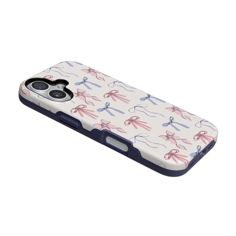 Casely iPhone 17 Case | Coquette Girlie | Pastel Bows | Bold Protective Design | Compatible with MagSafe - Image 3