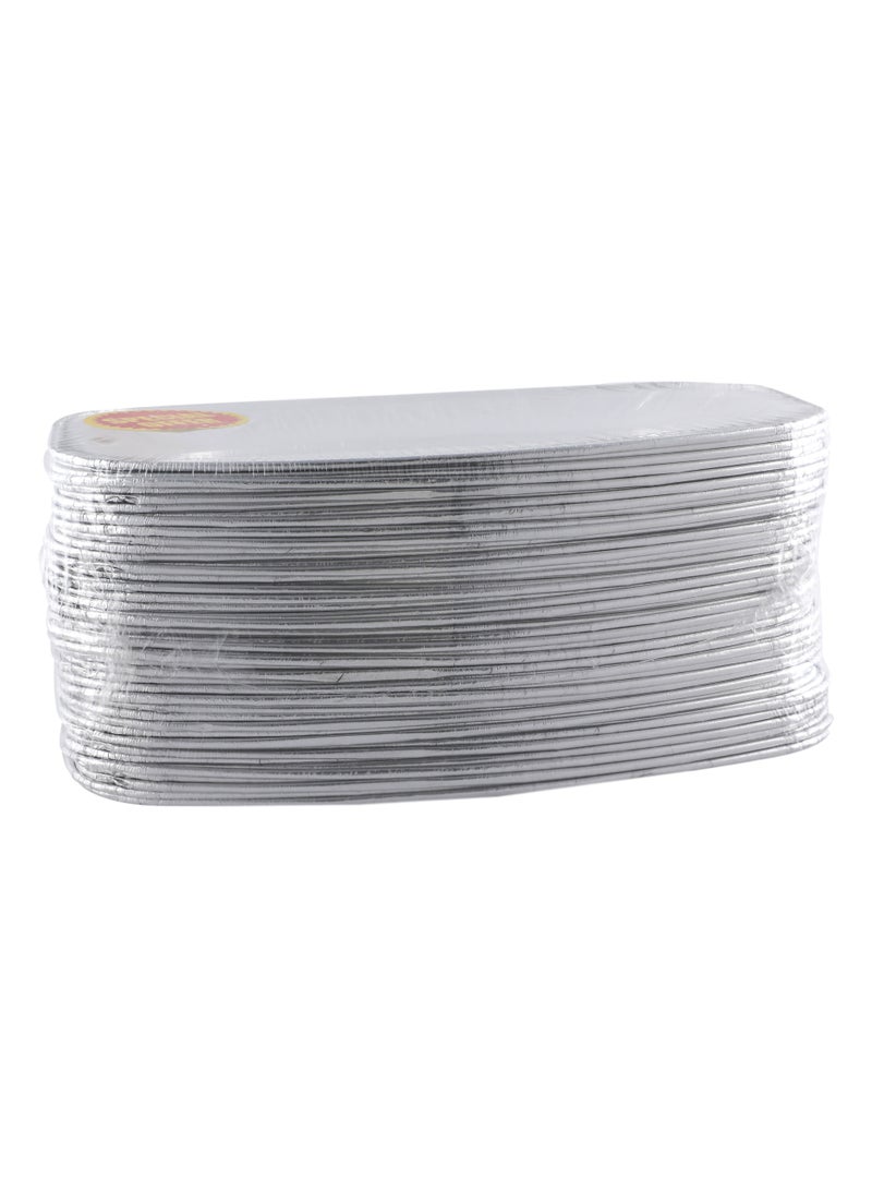 Richoos Aluminum Platter 6586 – Durable, Disposable Serving Tray for Food Presentation, Parties, and Catering Services 50 pcs - Image 3