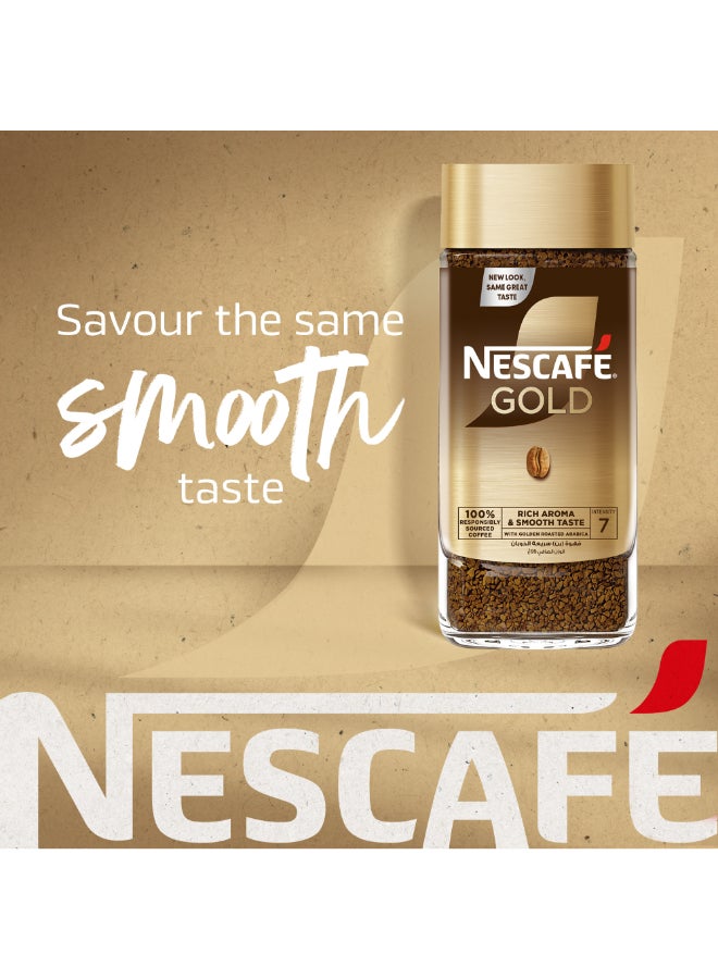Nescafe Gold Instant Coffee, 95g - Image 2