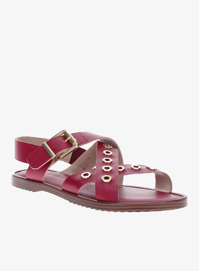 موليكا صنادل مسطحة نسائية من موليكا مع حزام ظهر – مقاس آمن وملابس يومية خفيفة الوزن