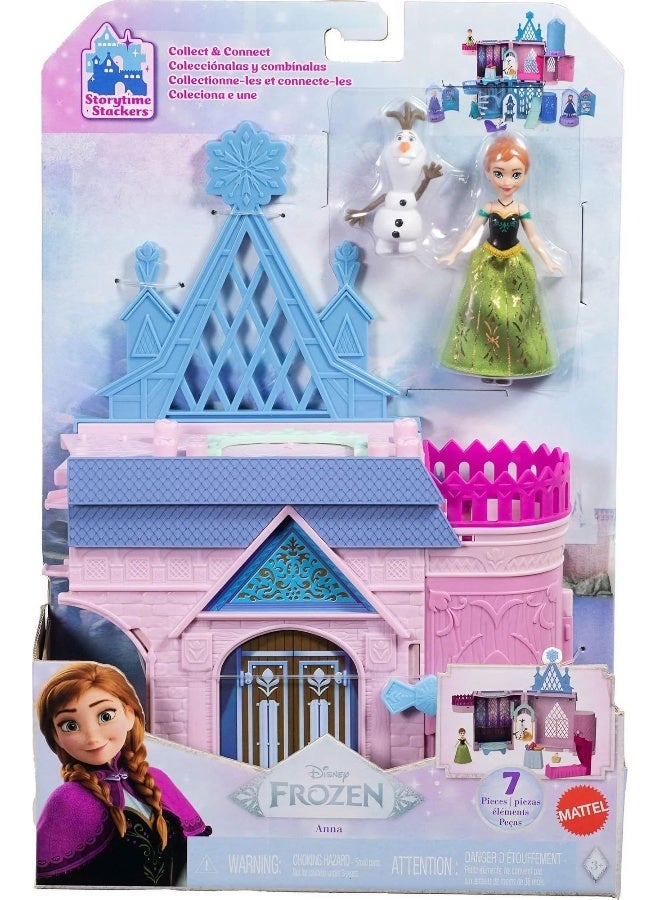 Disney FROZEN Storytime Stackers Disney Frozen Collect & Connect Anna Playset (7 Pieces) - Image 1