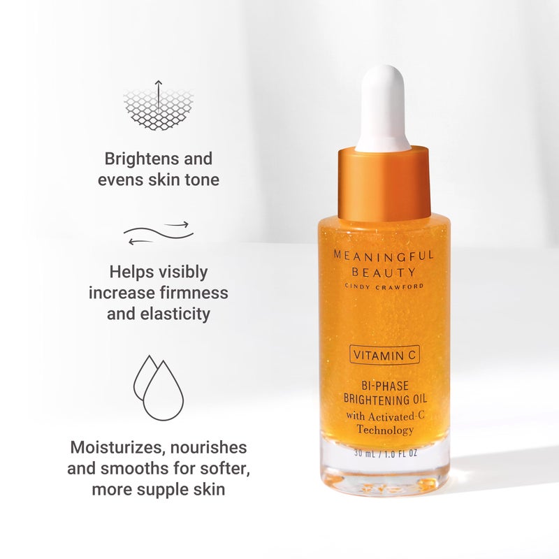 Meaningful Beauty Vitamin C Bi-Phase Brightening Oil with Activated C Technology, 1 fl. Oz - Image 3