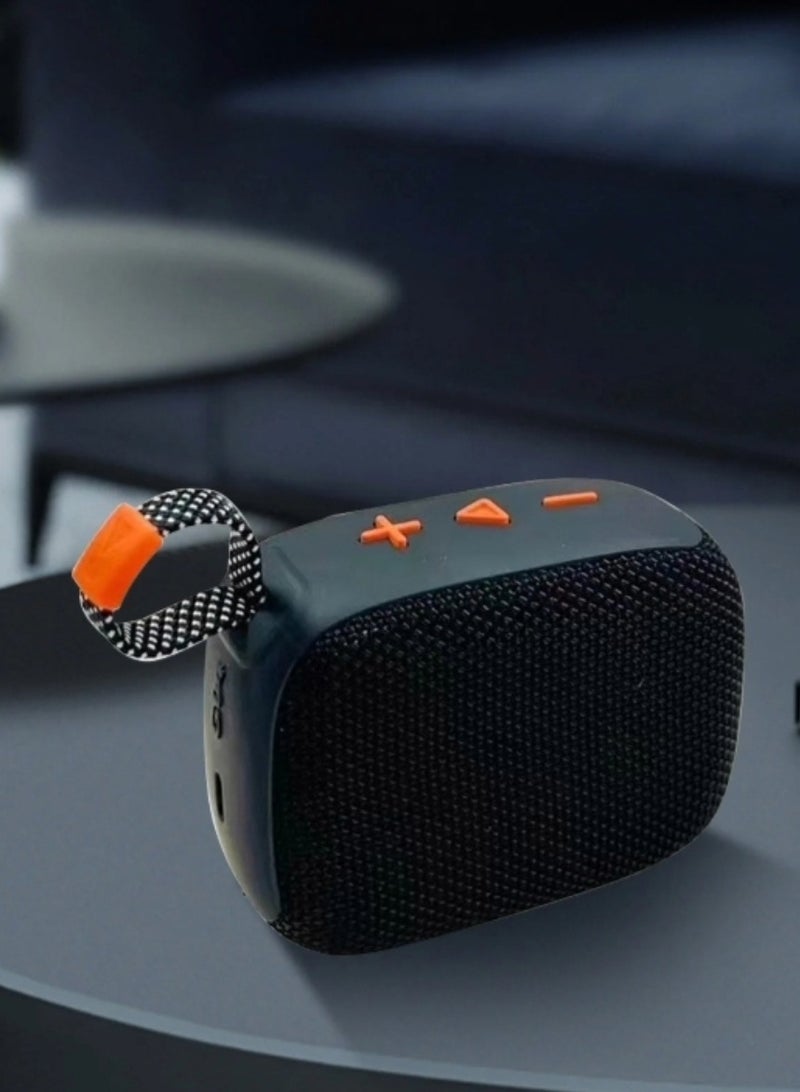 Haino Teko Germany GO-4 Portable Mini Bluetooth Wireless Speaker  Powerful Sound, IPX6 Water-Resistant, 10-Hour Battery Life, Hands-Free Calling, Sleek Black Design - Image 1