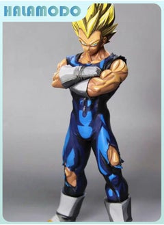 HALAMODO Dragon Ball Super Saiyan Vegeta 29 cm Figure, Eye-catching Desktop and PC Case Decoration  - Image 4