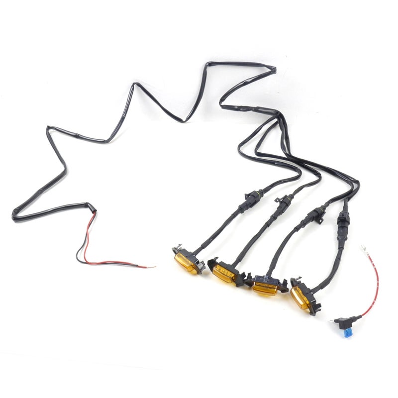 LED Grille Light Kit Car Daytime Running Lights Automobile Modification Accessories - Image 3