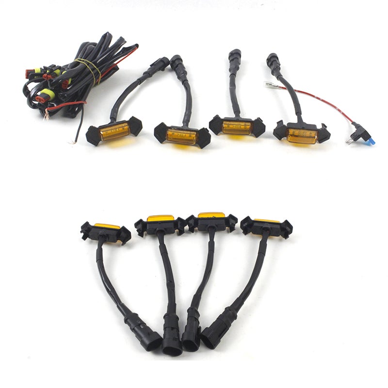 LED Grille Light Kit Car Daytime Running Lights Automobile Modification Accessories - Image 2