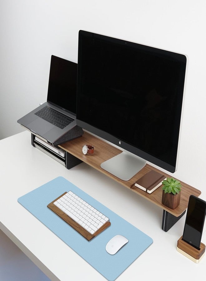 CADONO Leather Desk Pad Protector,Non-Slip Desk Pad,on-Slip PU Leather Large Mouse Pad,Easy Clean Desk Protecor Mat,Writing Pad for Office Work/Home/Decor(BrightGreen, 23.6" x 13.7") - Image 5