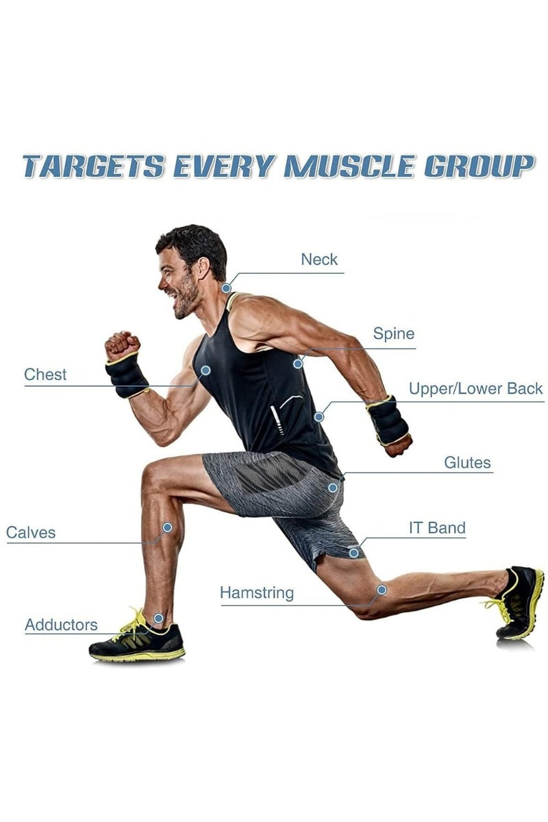 Phyzioline  Massage Gun,Body Massager,Deep Tissue Percussion Electric Muscle Massager, Portable Handheld Ultra-Quiet Brushless Motor, Relieves Muscle Tension, Including 4 Massage Heads - Image 3