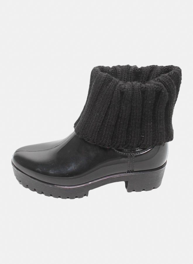 Glitter Women Half-Boots - Black - Image 2