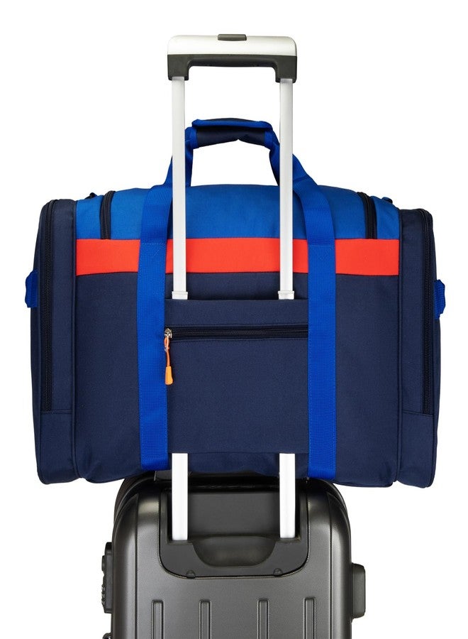 HawLander Large Kids Duffle Bag for Travel, Overnight, or Weekender, 22" inch, Dark Blue, 22.0"L x 12.0" H x 12.0"W, Duffle Bag for Travel - Image 3