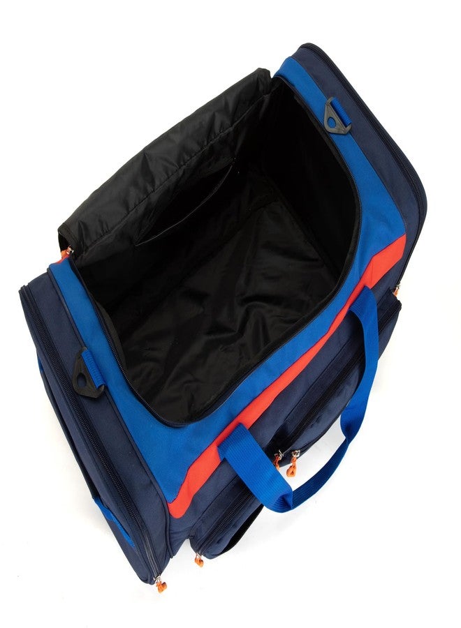 HawLander Large Kids Duffle Bag for Travel, Overnight, or Weekender, 22" inch, Dark Blue, 22.0"L x 12.0" H x 12.0"W, Duffle Bag for Travel - Image 4