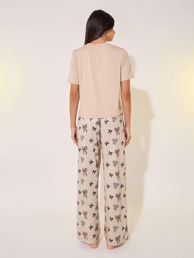 Take Two Round Neck T-Shirt and Pyjama Set - Image 5
