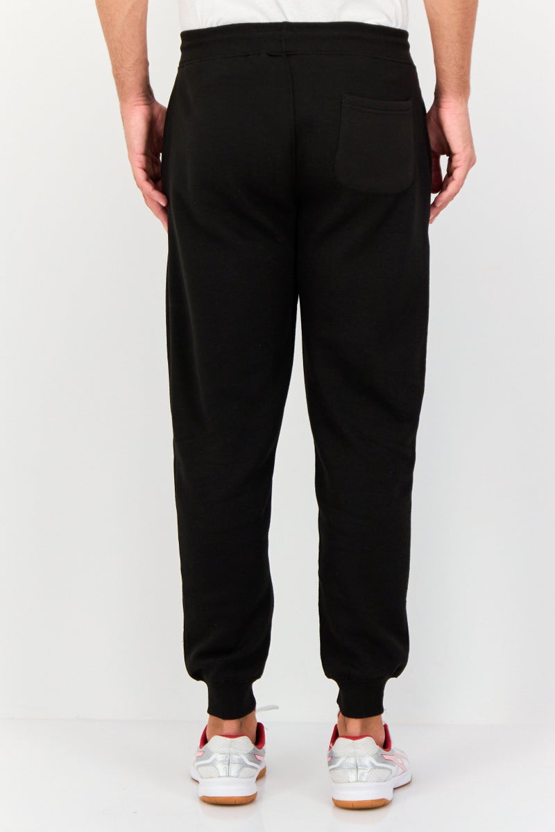 LOTTO Men Sportswear Fit Training Sweatpants, Black  - Image 3