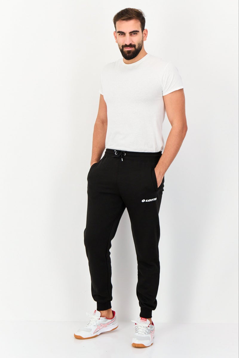 LOTTO Men Sportswear Fit Training Sweatpants, Black  - Image 4