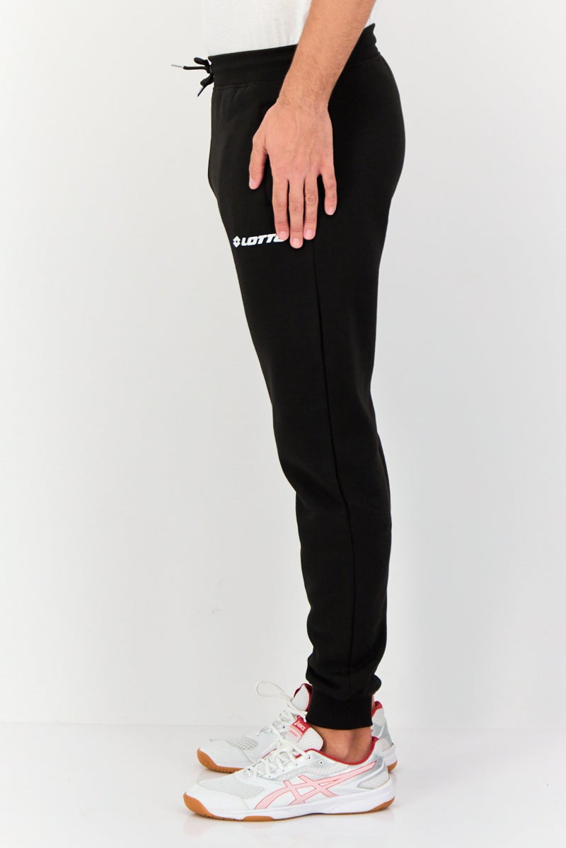 LOTTO Men Sportswear Fit Training Sweatpants, Black  - Image 2
