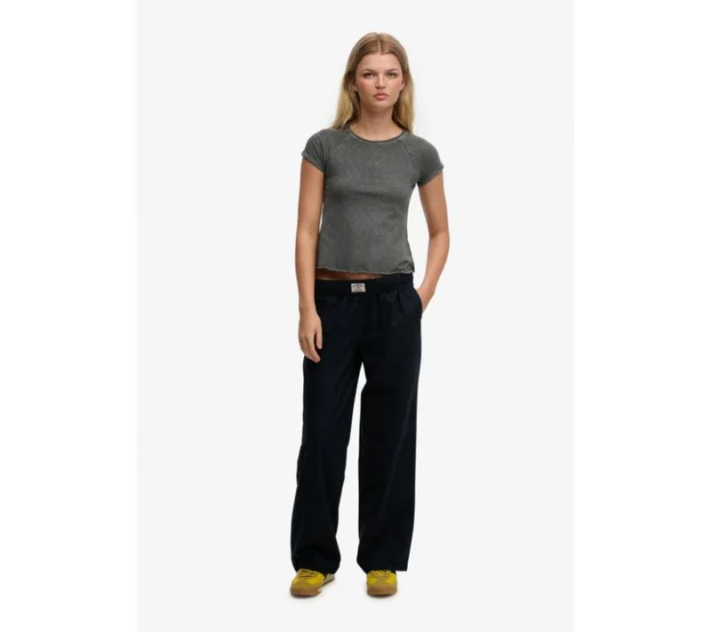سوبر دراي Cotton Linen Elastic Trousers