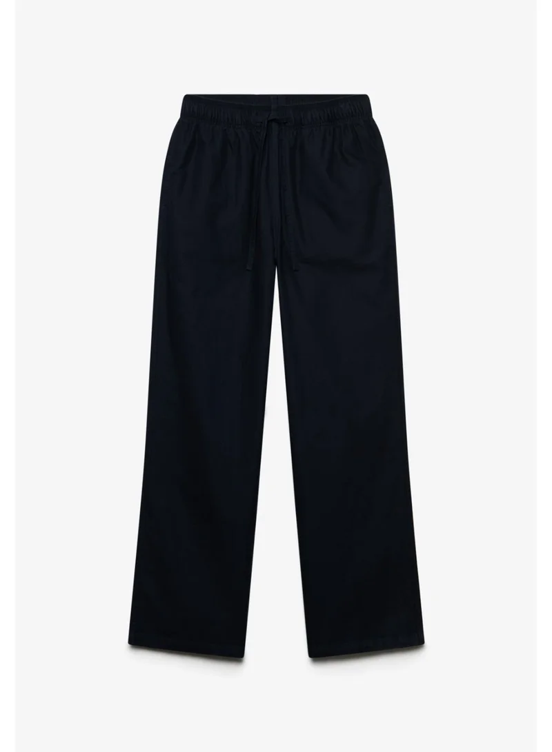 سوبر دراي Cotton Linen Elastic Trousers