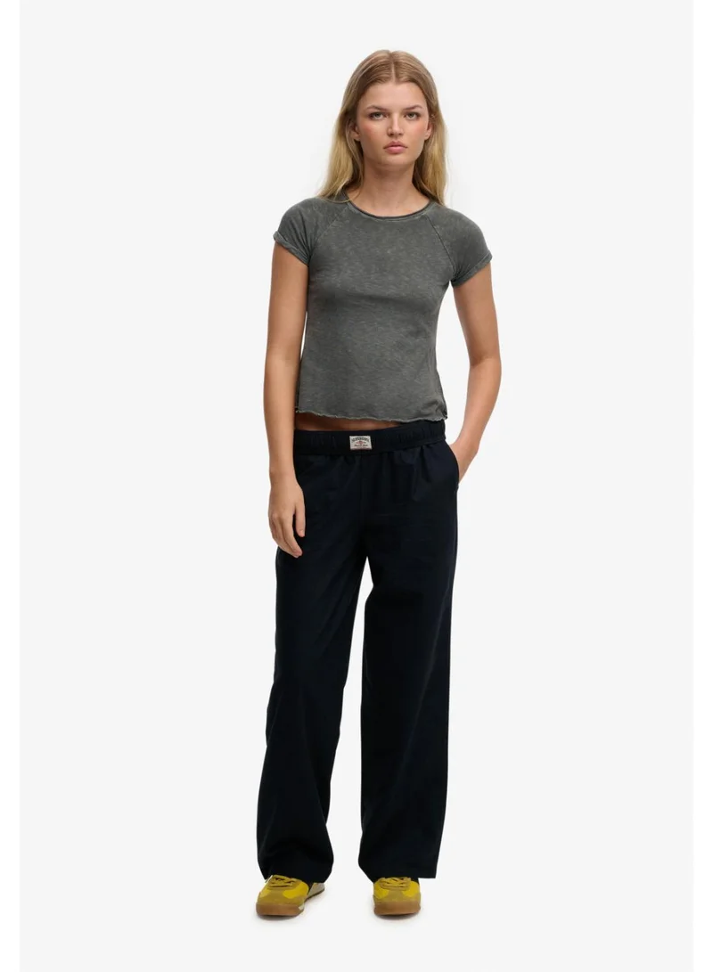 سوبر دراي Cotton Linen Elastic Trousers