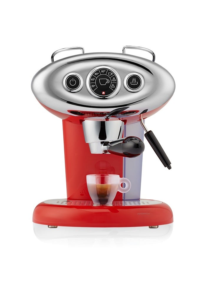 Illy X7.1 iperespresso Machine, Espresso Machine and Milk Frother - Red