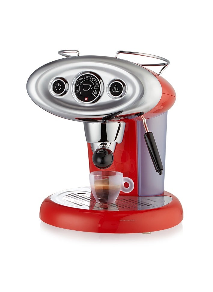 Illy X7.1 iperespresso Machine, Espresso Machine and Milk Frother - Red