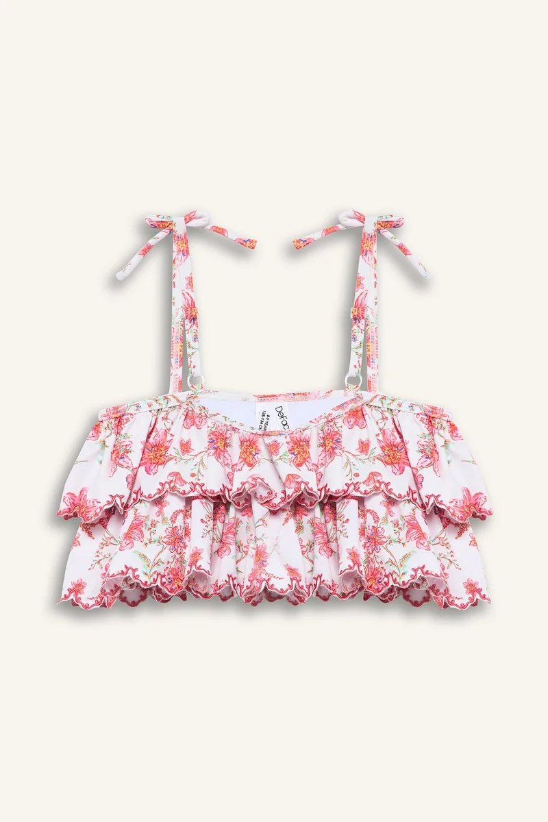 Defacto Girl 2 piece Floral Woven Bikini