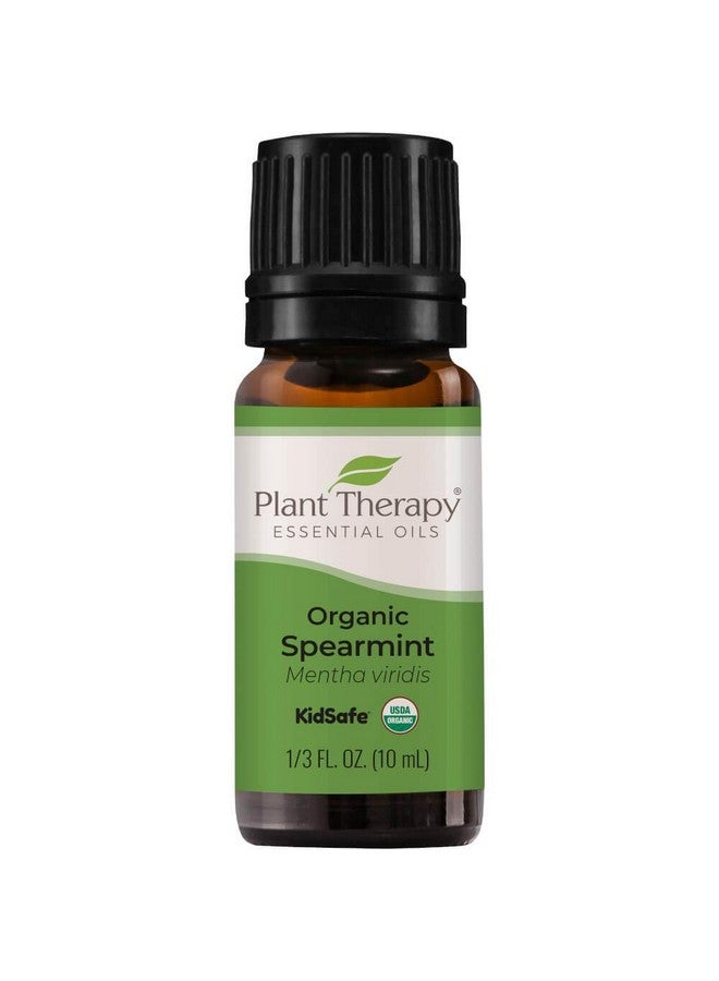 Plant Therapy Usda Certified Organic Spearmint Essential Oil 10 Ml (1/3 Oz) 100% Pure, Undiluted, Therapeutic Grade - Image 1
