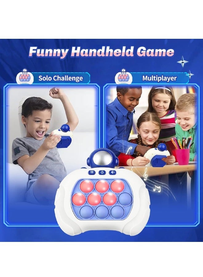 Pop Fidget Games for Kids, Decompression Breakthrough Puzzle Game Machine, Push Bubble Pop Puzzle Game, Quick Push Game Console, Push Button Toy for Kids Girl Boy Birthday Gift (Astronaut) - Image 4