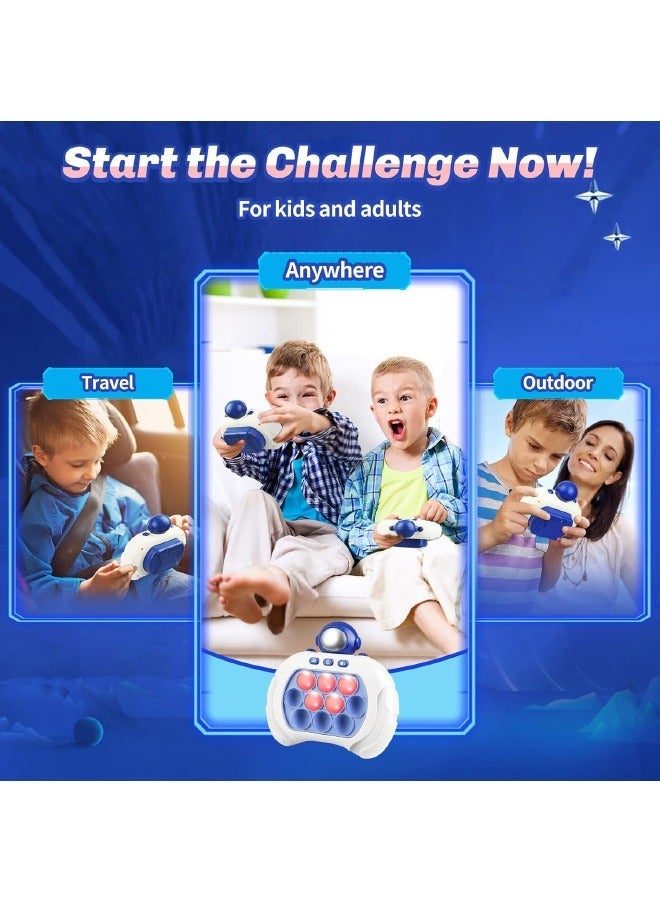 Pop Fidget Games for Kids, Decompression Breakthrough Puzzle Game Machine, Push Bubble Pop Puzzle Game, Quick Push Game Console, Push Button Toy for Kids Girl Boy Birthday Gift (Astronaut) - Image 5