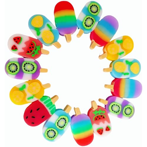 Jsehchya 24PCS Cute Fun ice Cream Erasers for Kids Bulk,Back to School Party Gifts (Ice-Cream, Big) - Image 5