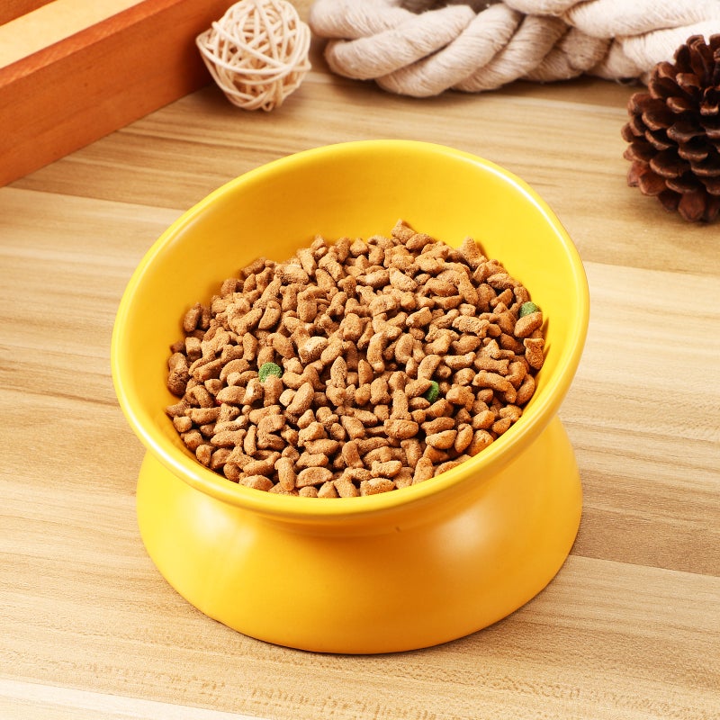 Bowl Ceramic Bowl Cat Bowl Elevated Cat Food Bowl Kitten Bowl Pet Feeder And Waterer - Image 3