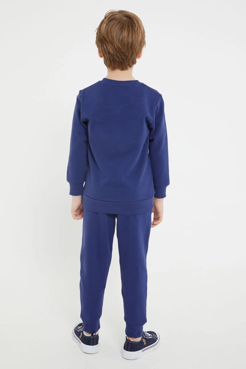 U.S. Polo Assn. BASE. Polo Assn. Base. Polo Assn Licensed Navy Blue Boys Crew Neck Tracksuit Suit