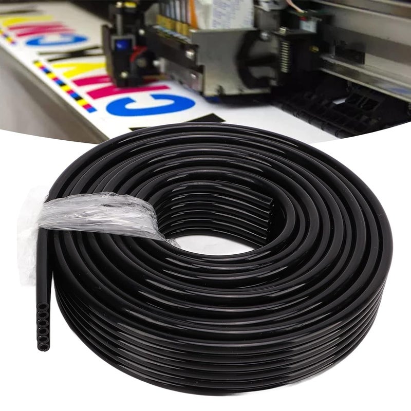 أنابيب الحبر الأسود 6 خطوط قطر خارجي 118 بوصة 5 مم متوافقة مع طابعات نفث الحبر - Image 3
