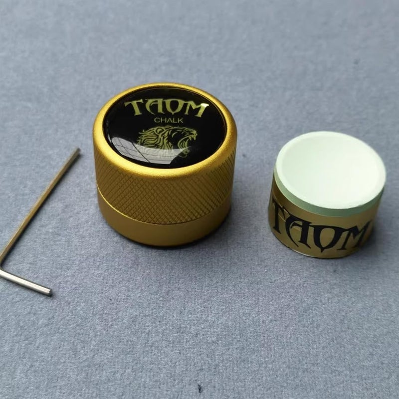 Yeuek Taom Pool Chalk Holder Round Shaped Practical Tool Billiards Accessories Magnetic Mini Chalk Tip Case Container Round Box Billiards - Image 4