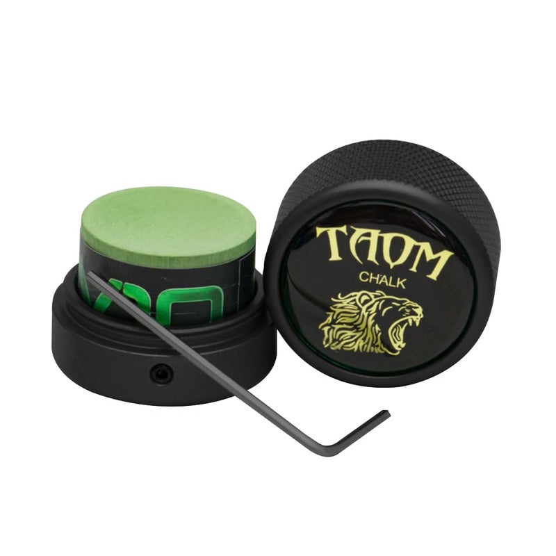 Yeuek Taom Pool Chalk Holder Round Shaped Practical Tool Billiards Accessories Magnetic Mini Chalk Tip Case Container Round Box Billiards - Image 1