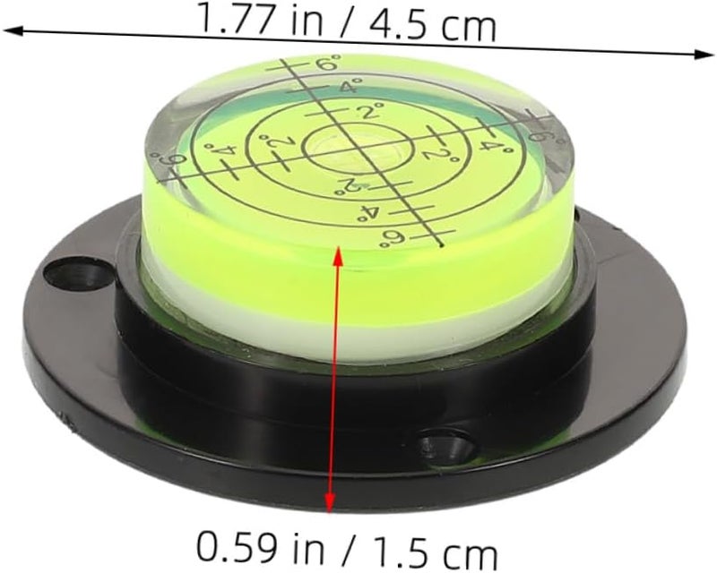 4 Pack Cylindrical Bubble Level Tool For Precise Horizontal Measurement Home Improvement - Image 3