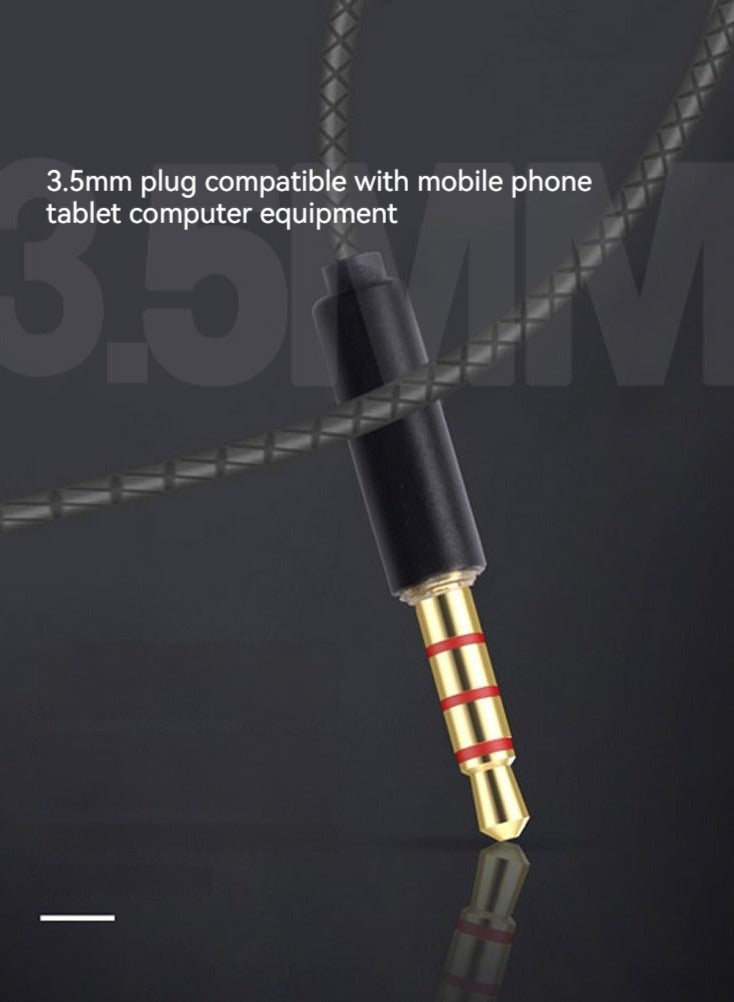 In-ear music headphones with in-line voice control (red)  - Image 5