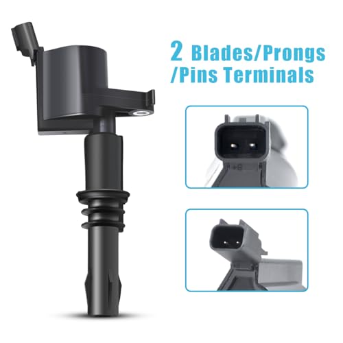MAS Ignition Coils DG511 & SP515 SP546 Spark Plugs Compatible with Lincoln Expedition F150 F250 V8 5.4L Engine Sets of 8 - Image 3