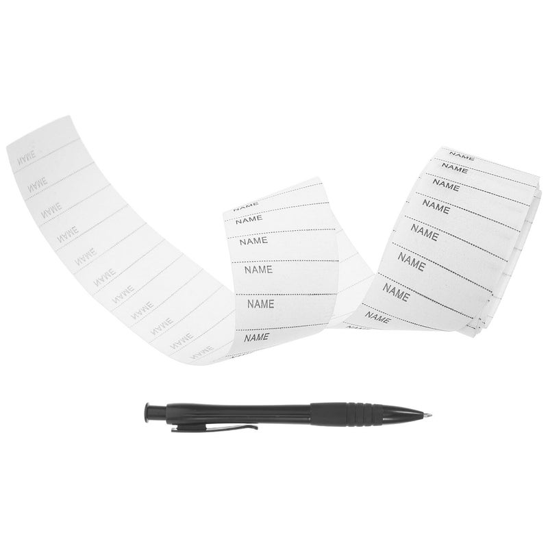 Washable Fabric Name Tags 100 Pack Waterproof Self Stick Labels for School Uniforms - Image 2