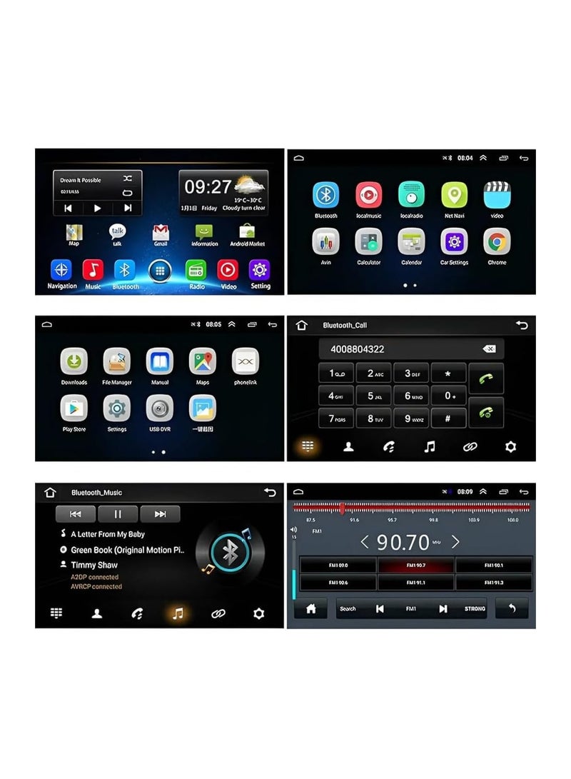 وينكا WINCA/FLYDYT الوسائط المتعددة لنيسان سنترا 2013-2019 مع Apple Carplay اللاسلكي وAndroid Auto شاشة لمس كاملة راديو السيارة مع وصلة مرآة بلوتوث FM/RDS راديو واي فاي GPS SWC - Image 3