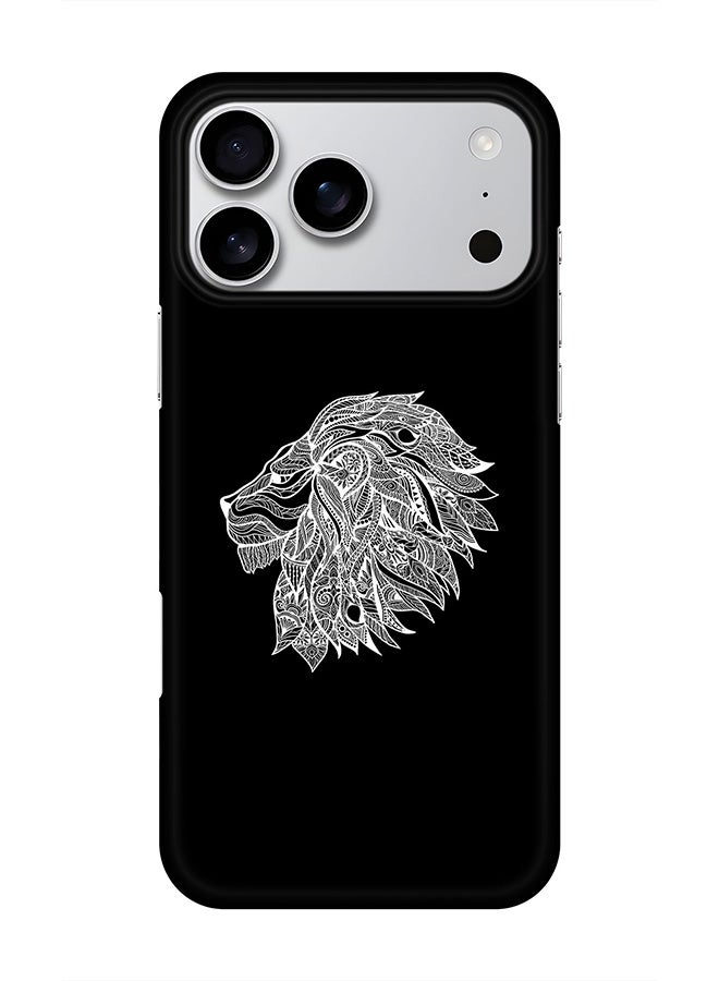 Stylizedd For iPhone 17 Pro Max,Case, [Compatible with MagSafe] Magnetic cover Slim fit Protection Matte, - Lion Abstract