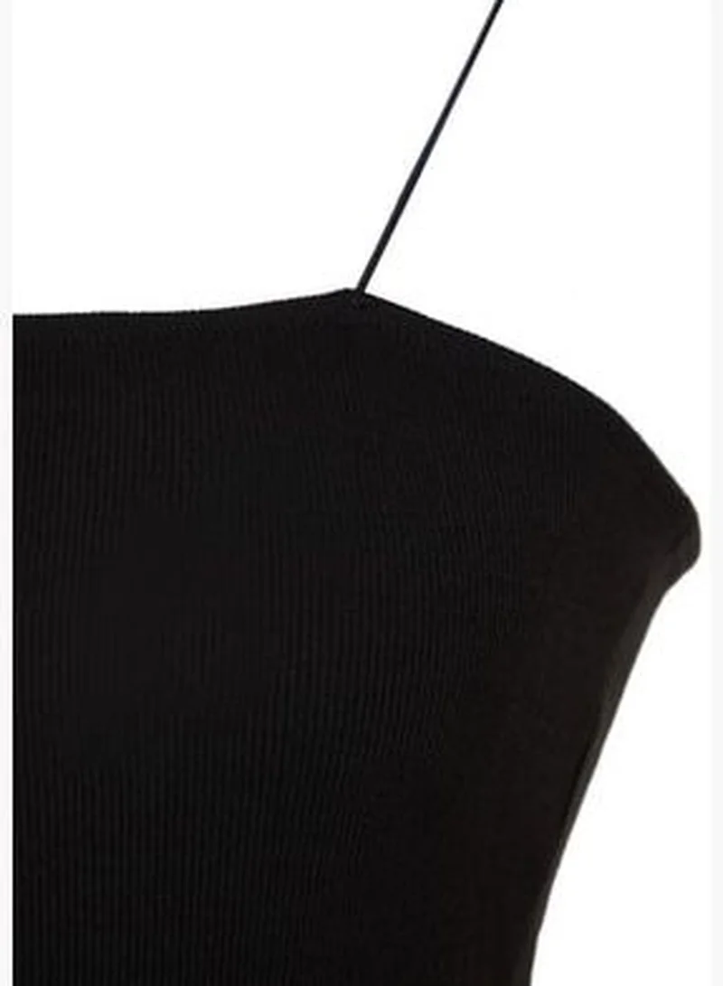 trendyol Ribbed Bodycon Dress